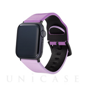 【Apple Watch SE/Series7/6/5/4/3/2/1(45/44/42mm) バンド】“at Once” Genuine Leather Watchband (Purple)