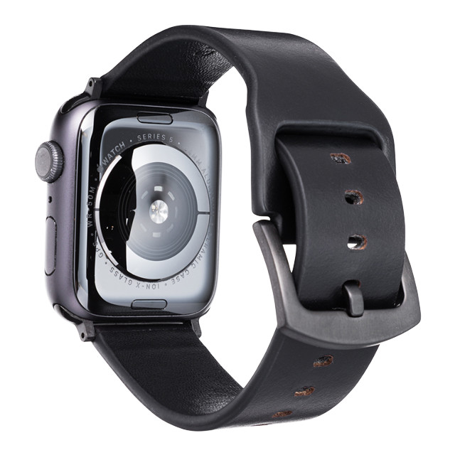 【Apple Watch バンド 49/45/44/42mm】DAY BREAKE × GRAMAS Chromexcel Genuine Leather Watchband (Black) for Apple Watch Ultra2/SE(第2/1世代)/Series9/8/7/6/5/4/3/2/1サブ画像