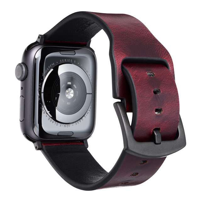 【Apple Watch バンド 41/40/38mm】DAY BREAKE × GRAMAS Chromexcel Genuine Leather Watchband (Burgundy) for Apple Watch SE(第2/1世代)/Series9/8/7/6/5/4/3/2/1サブ画像