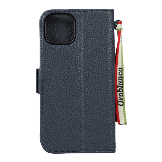 【iPhone13 ケース】“シュリンク” PU Leather Book Type Case (NAVY)サブ画像