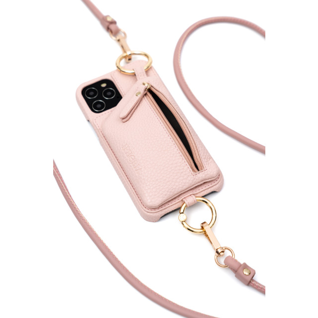 【iPhone12 mini ケース】Necklace Case With Multi-Strap + Zip Pocket (Nude)サブ画像