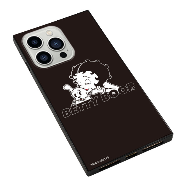 【iPhone13 Pro ケース】Betty Boop ガラスケース (BLACK KISS)サブ画像