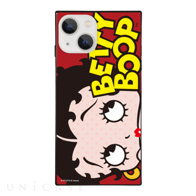 【iPhone13 Pro ケース】Betty Boop ガラスケース (RED LOGO DOT)