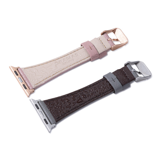 【Apple Watch バンド 49/45/44/42mm】”CAMO” Italian Genuine Leather Watchband (Black/Gunmetal) for Apple Watch Ultra2/SE(第2/1世代)/Series9/8/7/6/5/4/3/2/1goods_nameサブ画像