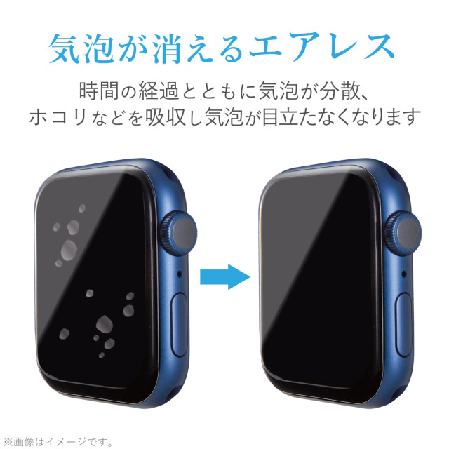 【Apple Watch フィルム 40mm】フィルム/衝撃吸収/防指紋/高光沢/抗菌 for Apple Watch SE(第2/1世代)/Series6/5/4サブ画像