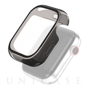 【Apple Watch ケース 44mm】フルカバーケース/ハイブリッド (クリアブラック) forApple Watch SE(第1世代)/Series6/5/4