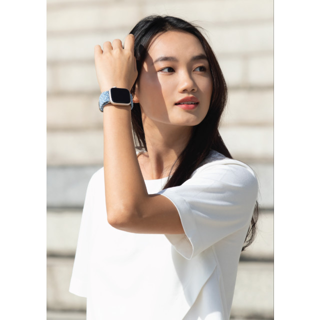 【Apple Watch バンド 45/44/42mm】ASPEN Apple Watch 編組ストラップ (OBSIDIAN BLUE) for Apple Watch SE(第2/1世代)/Series9/8/7/6/5/4/3/2/1サブ画像