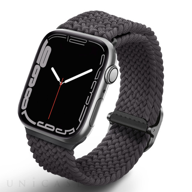 【Apple Watch バンド 45/44/42mm】ASPEN Apple Watch 編組ストラップ (GRANITE GREY) for Apple Watch SE(第2/1世代)/Series9/8/7/6/5/4/3/2/1