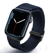 【Apple Watch バンド 45/44/42mm】ASPEN Apple Watch 編組ストラップ (OXFORD BLUE) for Apple Watch SE/Series7/6/5/4/3/2/1