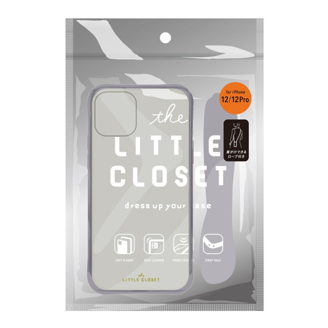 【iPhone12/12 Pro ケース】LITTLE CLOSET Strap iPhone case (MATTE GRAY)サブ画像
