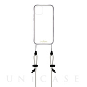 【iPhone12/12 Pro ケース】LITTLE CLOSET Strap iPhone case (MATTE GRAY)