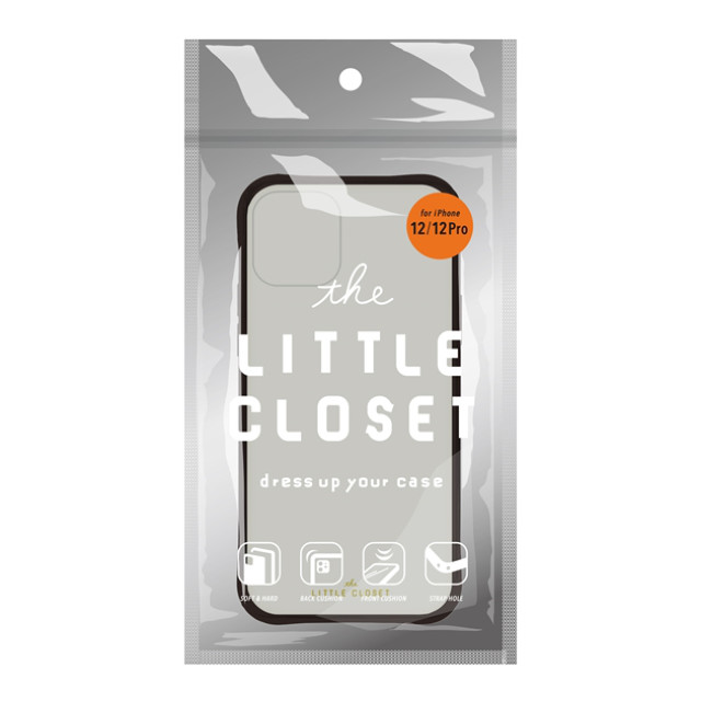 【iPhone12/12 Pro ケース】LITTLE CLOSET iPhone case (MATTE BLACK)サブ画像