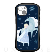 【iPhone13 ケース】アナと雪の女王 ハイブリッドガラスケース (エルサ)