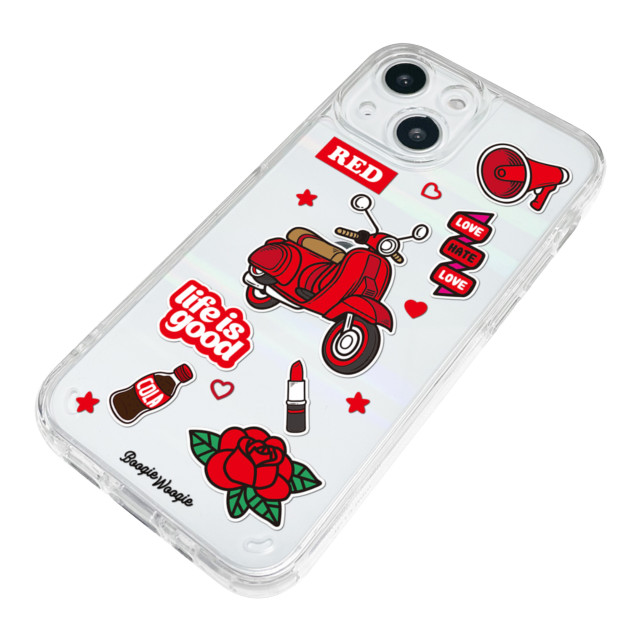 【iPhone13 mini ケース】オーロラケース (Red)goods_nameサブ画像