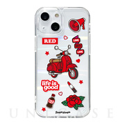 【iPhone13 mini ケース】オーロラケース (Red)