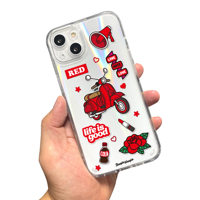 【iPhone13 ケース】オーロラケース (Red)サブ画像