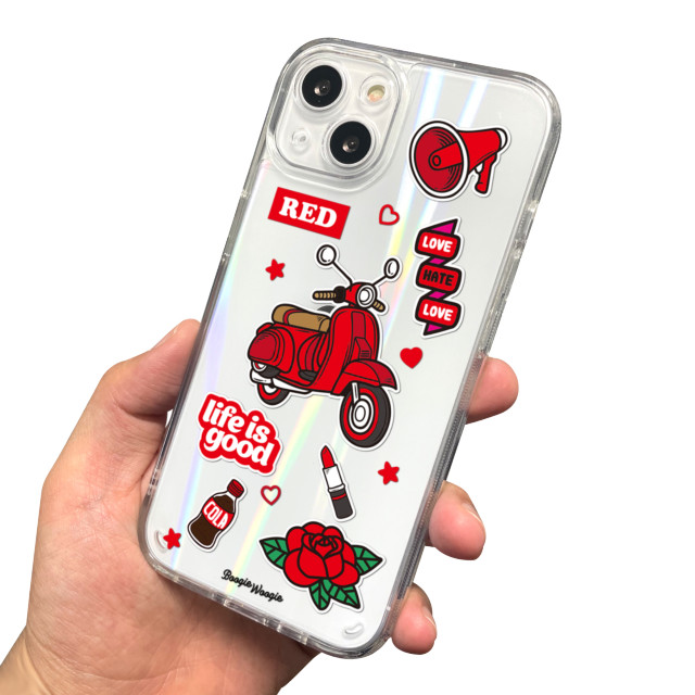 【iPhone13 ケース】オーロラケース (Red)サブ画像