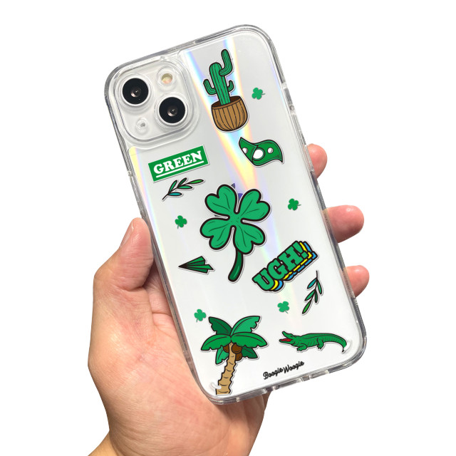 【iPhone13 ケース】オーロラケース (Green)サブ画像