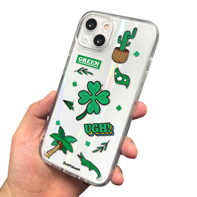 【iPhone13 ケース】オーロラケース (Green)サブ画像