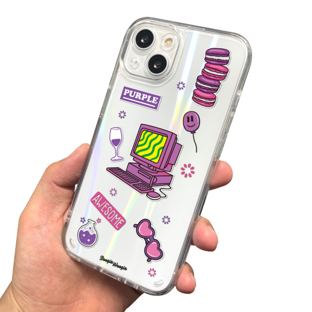 【iPhone13 ケース】オーロラケース (Purple)サブ画像