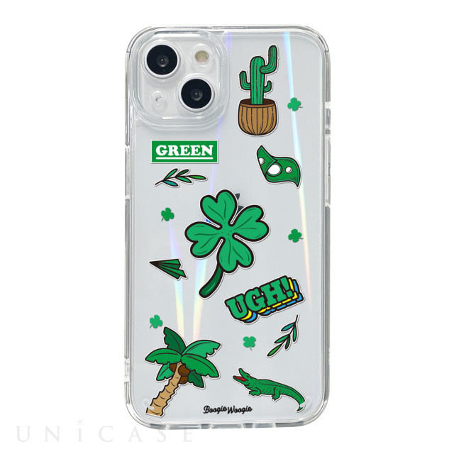 【iPhone13 ケース】オーロラケース (Green)