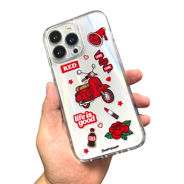 【iPhone13 Pro ケース】オーロラケース (Red)サブ画像