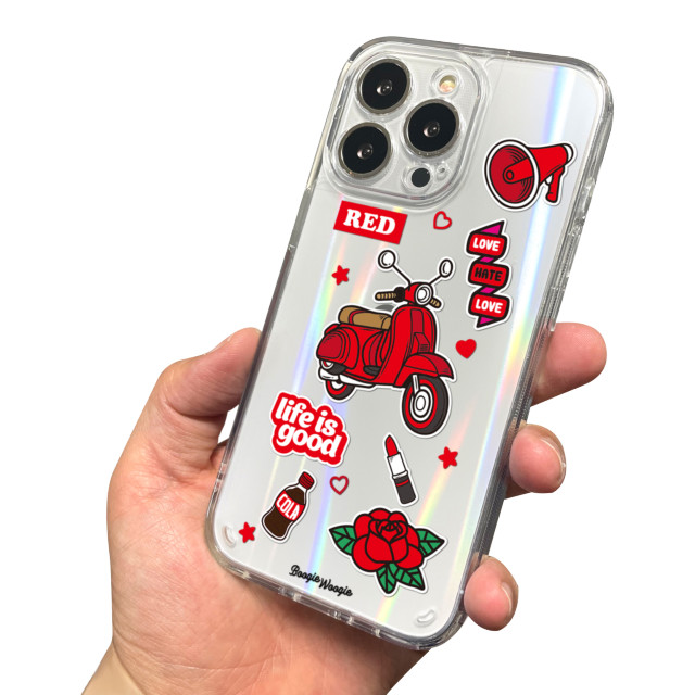 【iPhone13 Pro ケース】オーロラケース (Red)サブ画像