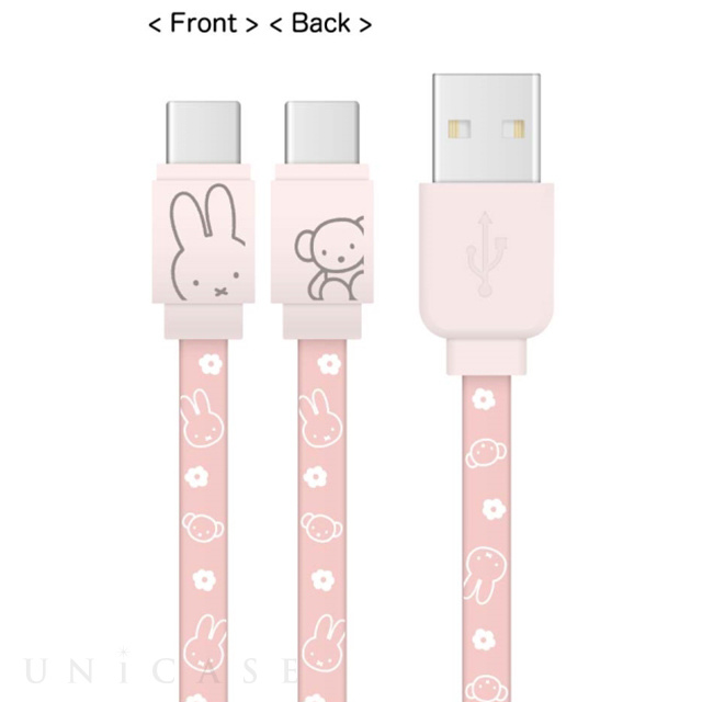 ミッフィー USB Type-C対応 同期＆充電ケーブル (ピンク)
