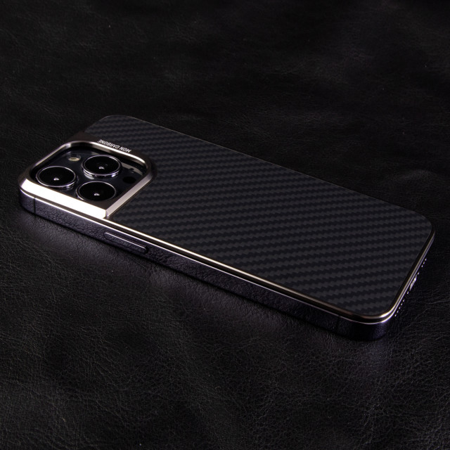 【iPhone13 Pro Max スキンシール】HOVERFUSE Ballistic Fiber Backplate (Gunmetal Blue)goods_nameサブ画像