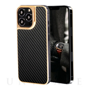 【iPhone13 Pro Max スキンシール】HOVERFUSE Ballistic Fiber Backplate (Gold Black)