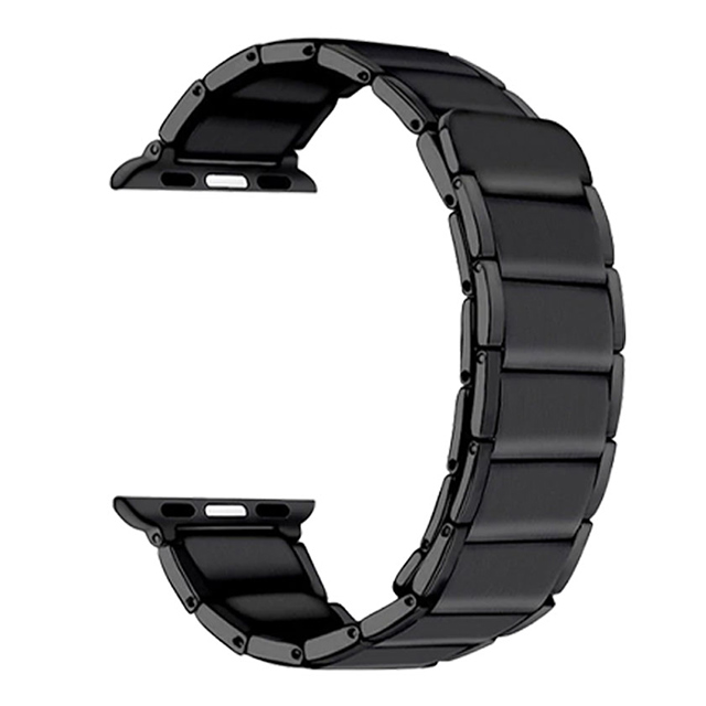 【Apple Watch バンド 45/44/42mm】MAGNETIC STRAP (ブラック) for Apple Watch SE(第2/1世代)/Series9/8/7/6/5/4/3/2/1サブ画像