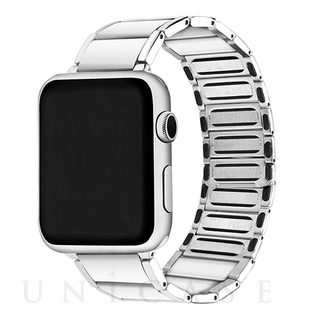 【Apple Watch バンド 45/44/42mm】MAGNETIC STRAP (シルバー) for Apple Watch SE(第2/1世代)/Series9/8/7/6/5/4/3/2/1