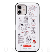 【iPhone12/12 Pro ケース】ディズニー/ピクサーキャラクターLatootoo カード収納型 ミラー付きiPhoneケース (エンブレムMIX)