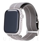 【Apple Watch バンド 45/44/42mm】”MARINE NATIONALE” STRAP (Gray/White) for Apple Watch SE/Series7/6/5/4/3/2/1