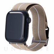 【Apple Watch バンド 45/44/42mm】”MARINE NATIONALE” STRAP (Tan/White) for Apple Watch SE/Series7/6/5/4/3/2/1