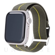 【Apple Watch バンド 41/40/38mm】”MARINE NATIONALE” STRAP (Khaki/Yellow) for Apple Watch SE/Series7/6/5/4/3/2/1