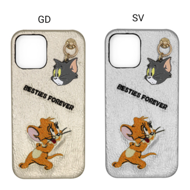 【iPhone13 ケース】TOM and JERRY/メタリック iPhoneケース (GD)サブ画像