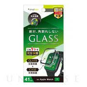 【Apple Watch ケース 41mm】高透明 ガラス一体型PCケース (クリア) for Apple Watch Series7