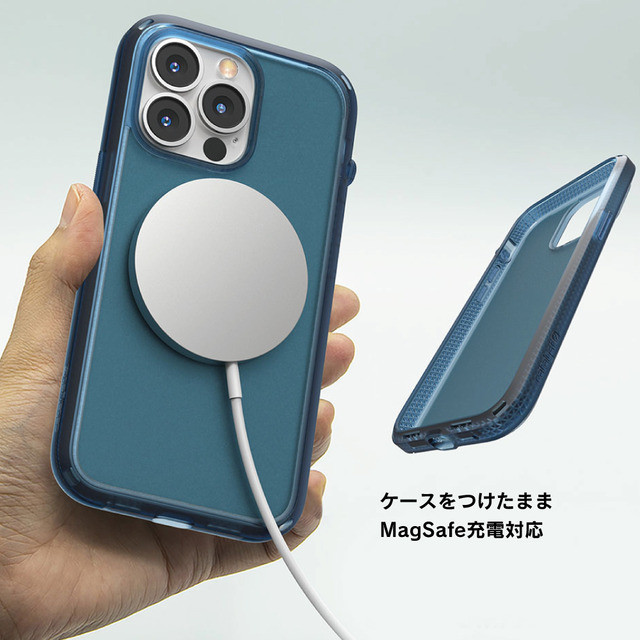 【iPhone13 Pro Max ケース】衝撃吸収ケース Influenceシリーズ (パシフィックブルー)goods_nameサブ画像