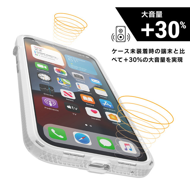 【iPhone13 mini ケース】衝撃吸収ケース Influenceシリーズ (クリア)サブ画像