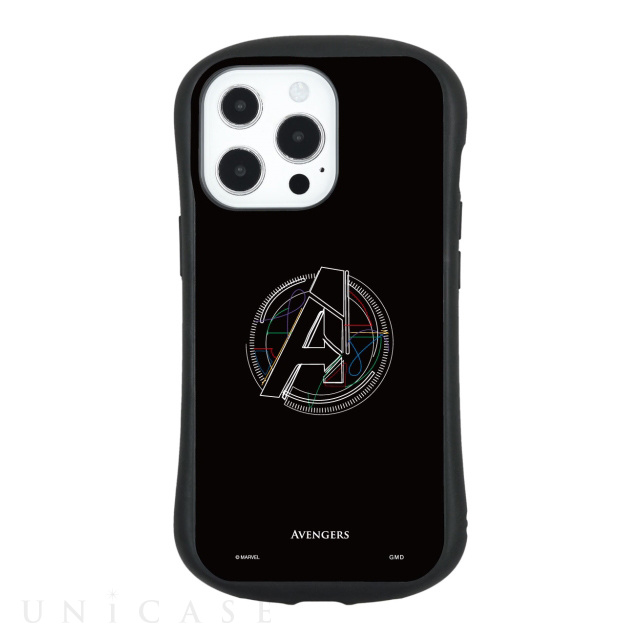 Iphone13 Pro ケース Marvel ハイブリッドガラスケース ロゴ グルマンディーズ Iphoneケースは Unicase