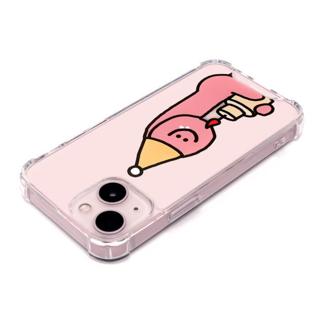 【iPhone13 mini ケース】ハイブリッドクリアケース (Pink Olly with ケーキ)サブ画像