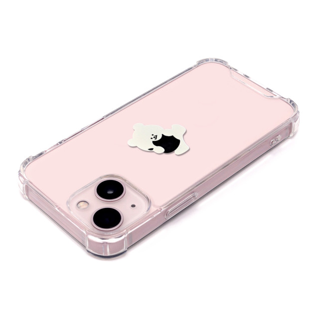 【iPhone13 mini ケース】ハイブリッドクリアケース (リンゴとくまちゃん)goods_nameサブ画像