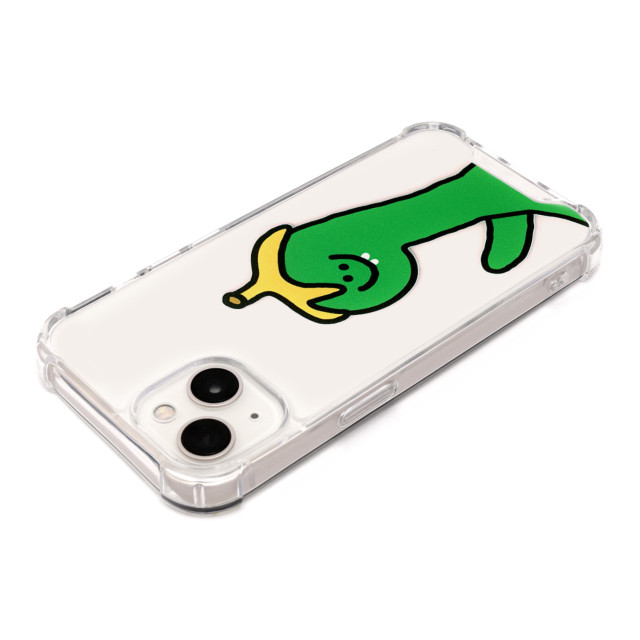【iPhone13 ケース】ハイブリッドクリアケース (Green Olly with バナナ)サブ画像