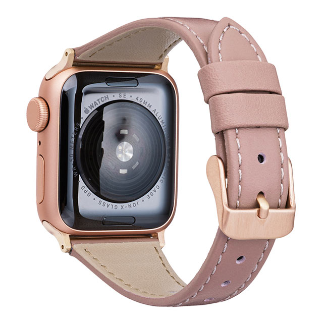 【Apple Watch バンド 49/45/44/42mm】”Originate” Genuine Leather Watchband (Rose Brown) for Apple Watch Ultra2/SE(第2/1世代)/Series9/8/7/6/5/4/3/2/1goods_nameサブ画像