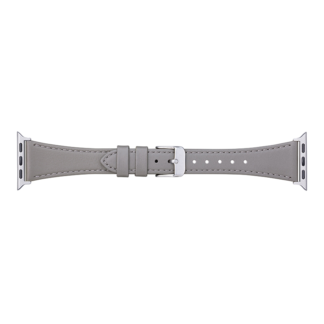 【Apple Watch バンド 41/40/38mm】”Originate” Genuine Leather Watchband (Ash Gray) for Apple Watch SE(第2/1世代)/Series9/8/7/6/5/4/3/2/1goods_nameサブ画像