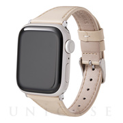 【Apple Watch バンド 45/44/42mm】”Originate” Genuine Leather Watchband (Ivory) for Apple Watch SE/Series7/6/5/4/3/2/1