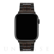 【Apple Watch バンド 45/44/42mm】天然木バンド (黒檀) forApple Watch SE(第2/1世代)/Series8/7/6/5/4/3/2/1