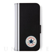 【iPhone13 mini ケース】Uncle Patch＆Stripes Book Type Case (BLACK)