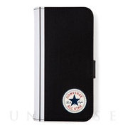 【iPhone13 ケース】Uncle Patch＆Stripes Book Type Case (BLACK)